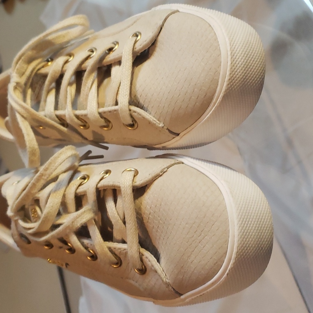 Keds Jump kick Sneaker Women's Beige Size 8 - Picture 3 of 8